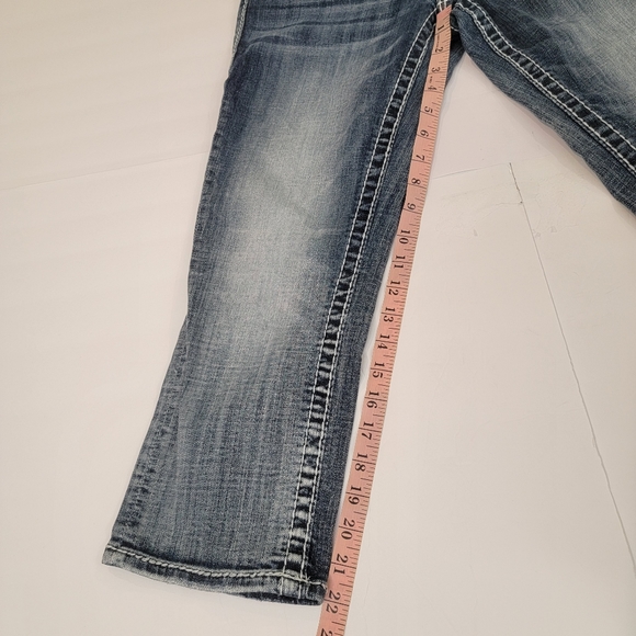 Vigoss The New York Capri Vintage Wash Embellished Flap Pocket Size 3/4 **** - Picture 13 of 13